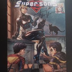 Super Sons #1 Variant Signed By Tyler Kirkham 