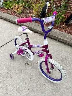 16” bike with training wheels