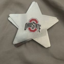 Ohio State Metal Stars And Set Of 8 Bowls