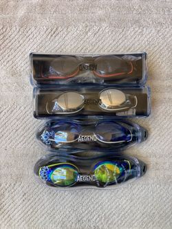 Swimming Goggles and Nose Clips