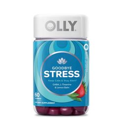 OLLY Goodbye Stress Gummies with GABA, L-Theanine & Lemon Balm 