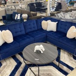 Blue Sectional 