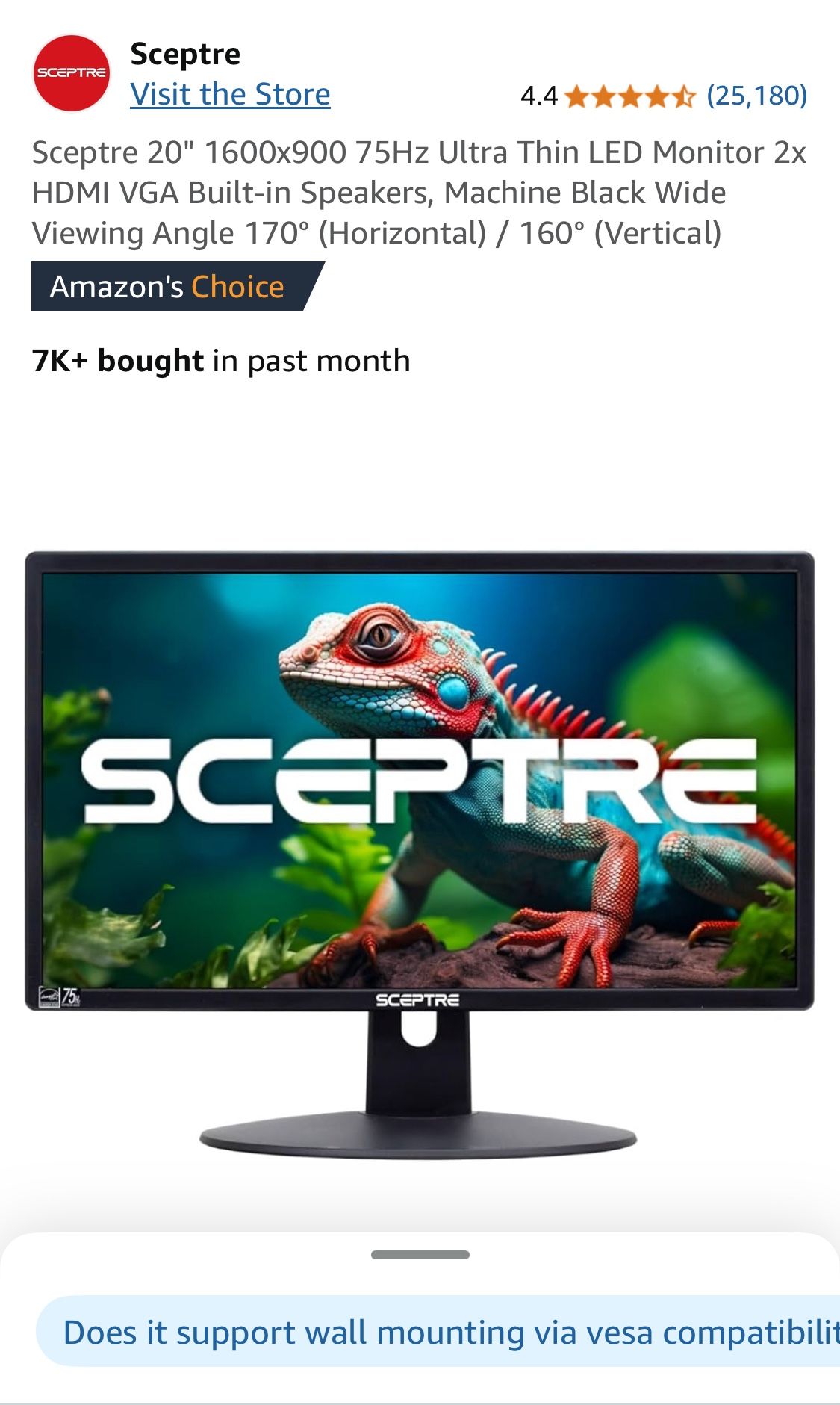 Monitor 20”