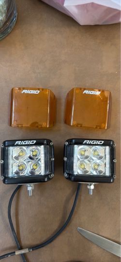 Rigid Industries Flood Surface Mount Black Pair D-Series Pro RIGID Industries
