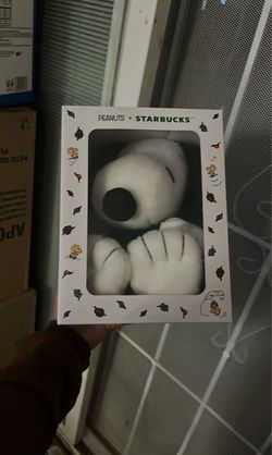 Starbucks snoopy plushie