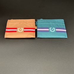 Card Holder Keychain with Zip New.
