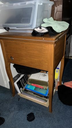 Antique Sewing machine table