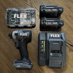 Flex 24v Impact Driver Tool Set