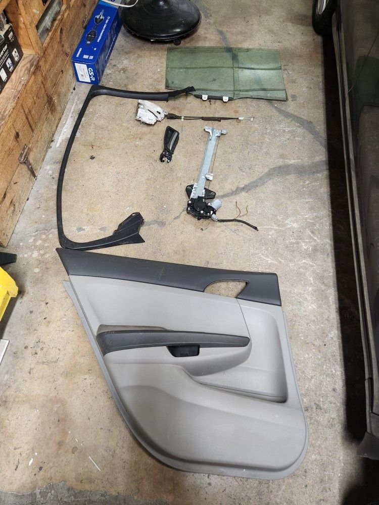 2008 To 2012 Honda Accord Left Rear Door Parts