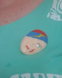 TWO ART DECO STYLE PINS