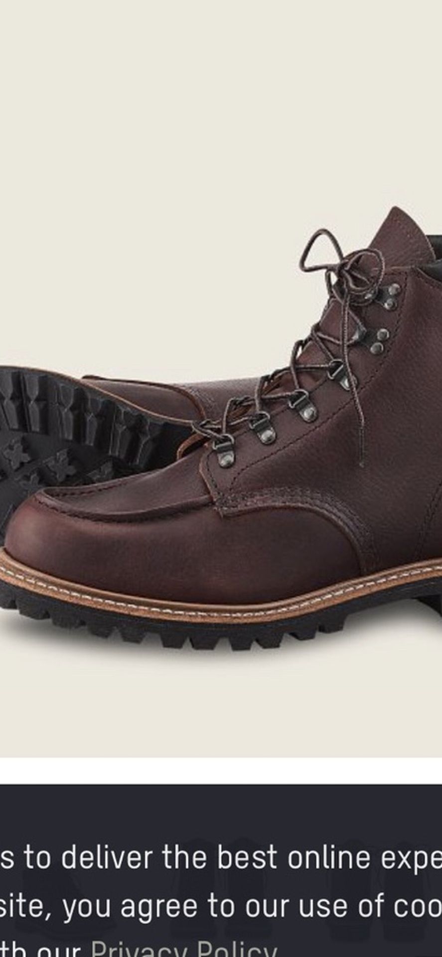 SIZE 8 RED WING THE SAWMILL BOOTS IN BRIAR OIL SLICK LEATHER SOFT TOE BOOTS BRAND NEW