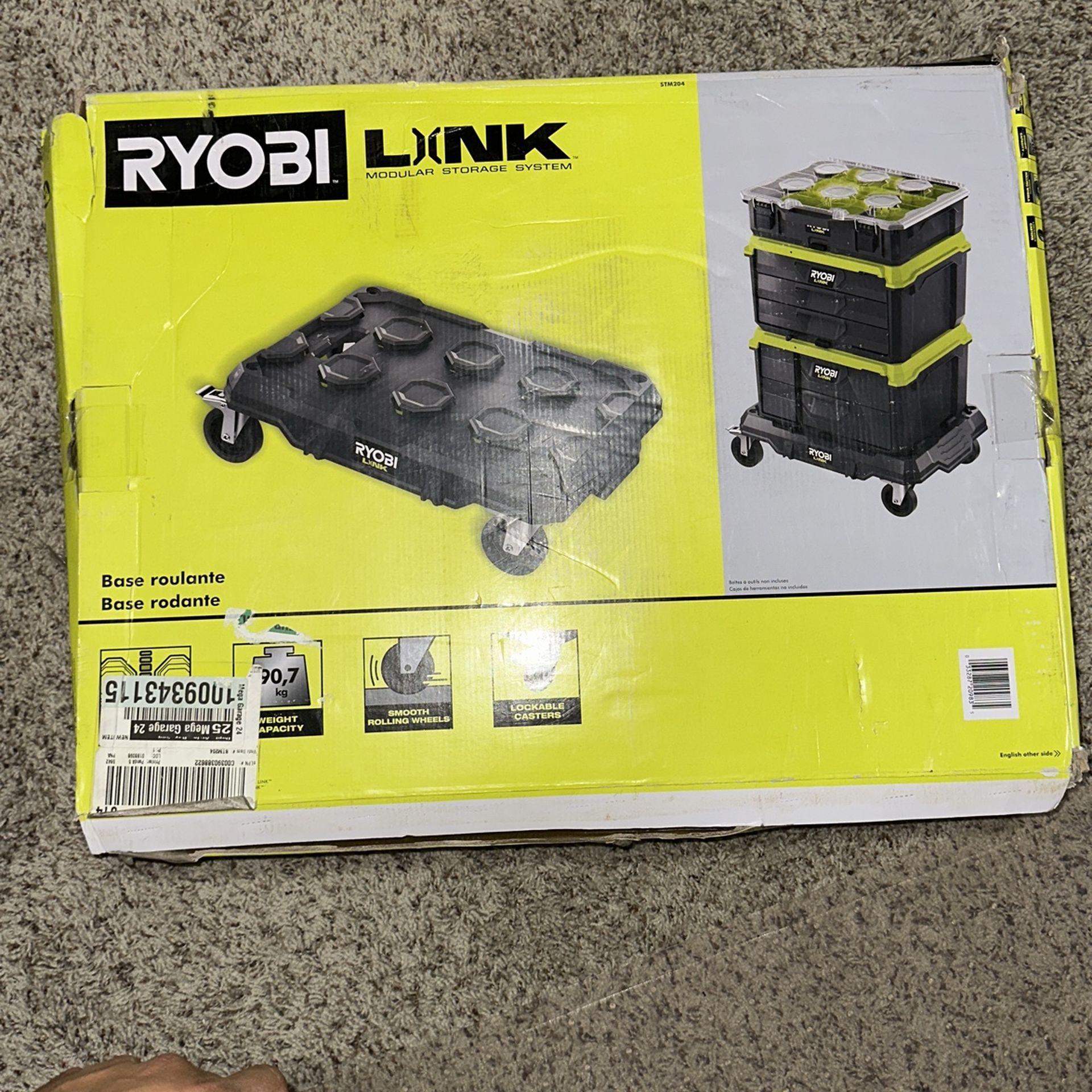RYOBI LINK Modular Dolly Multi-Purpose Rolling Base
