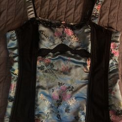 Tripp NYC Floral Corset
