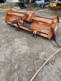 Tractor rotary tiller