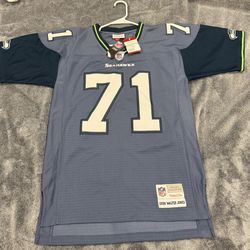Brand New Mitchell & Ness Walter Jones Seahawks Jersey 