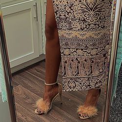 MMJuly- Feathered Heels