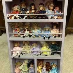 Miniature glass dolls