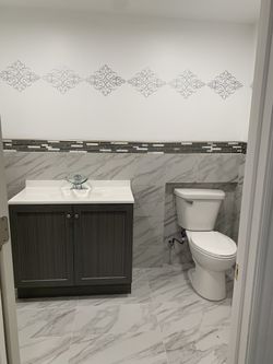 Tile flooring Basemant kitchen