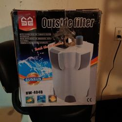 SUNSUNSUN Fish Tank Exterior Aquarium Canister Filter BRAND NEW