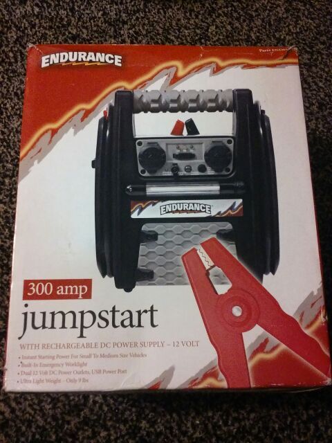 Endurance 300 amp jumpstart BRAND NEW in Box