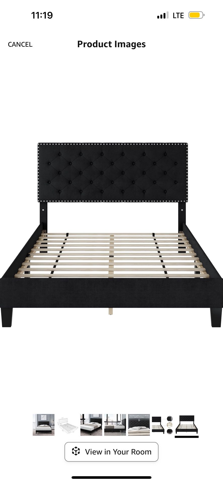 FULL platform bed frame