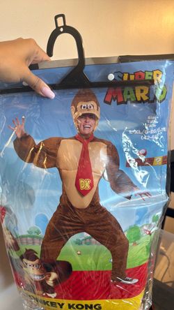 Men’s donkey Kong costume size L/XL 42-46