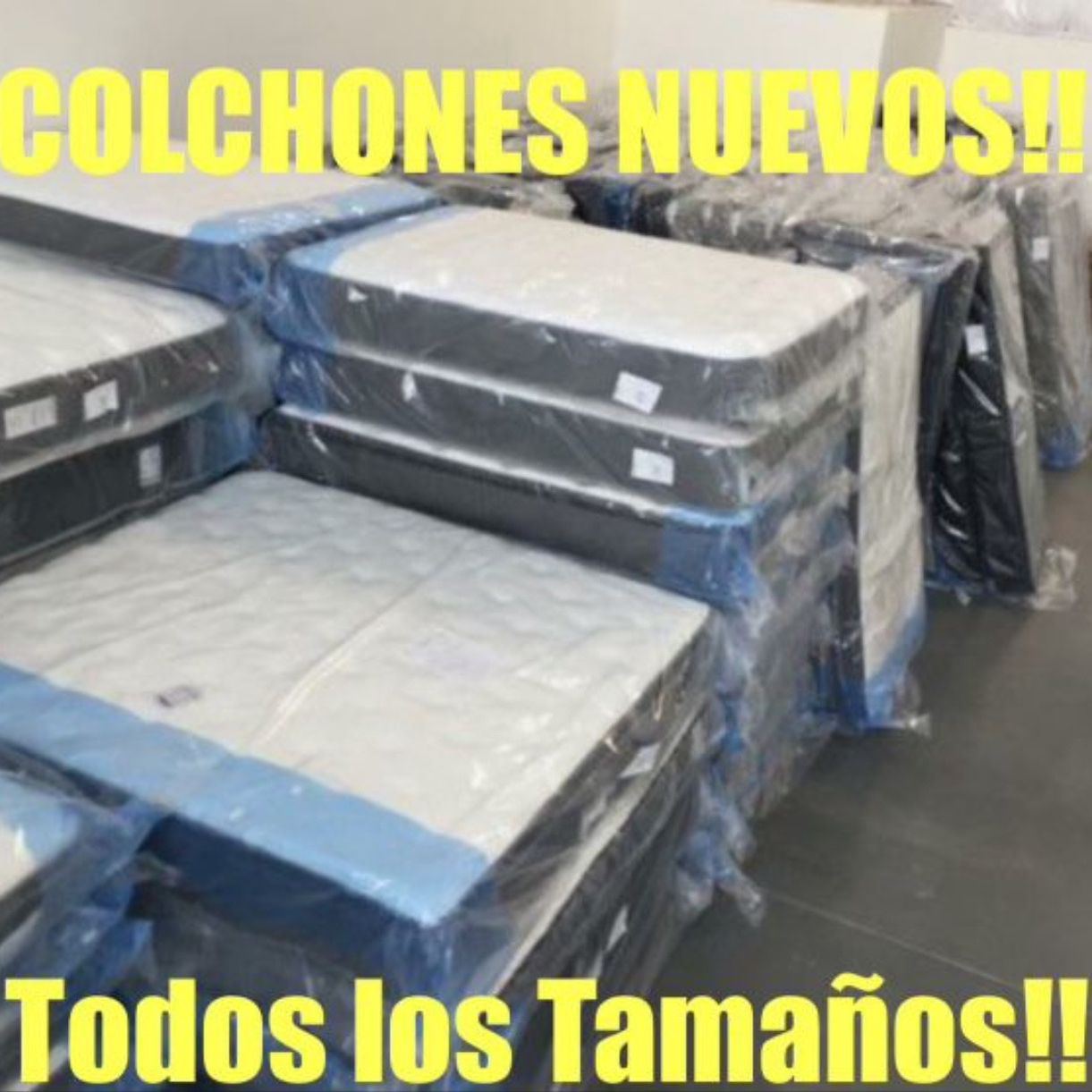 COLCHONES TODOS LOS TAMAÑOS NUEVOS!! 