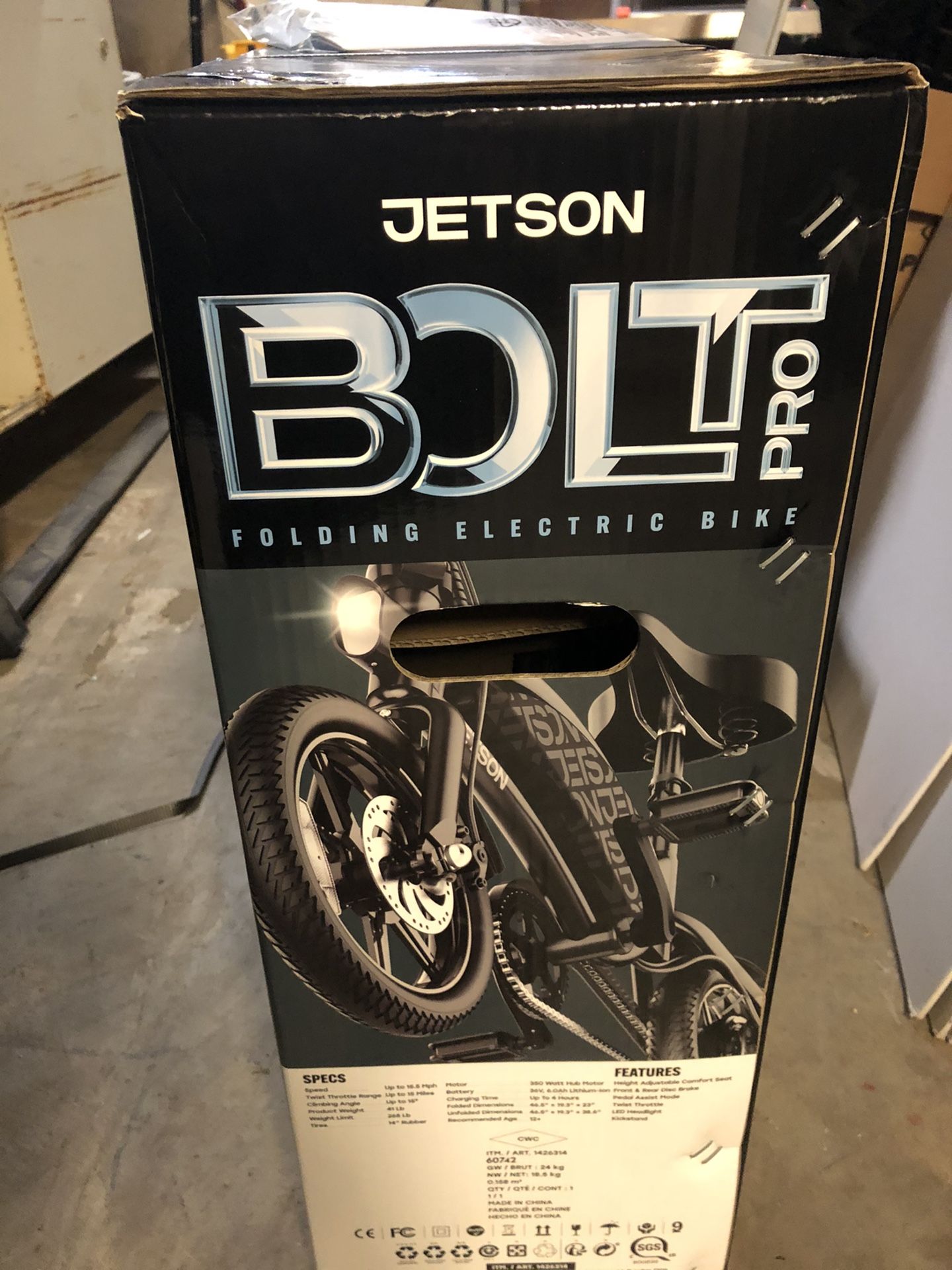 Jetson pro electric bike 15mph+