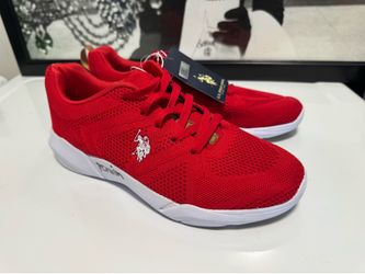 New U.S. Polo Assn. Men’s Red Sneakers Size 10