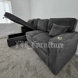 New Dark Gray Sofa 