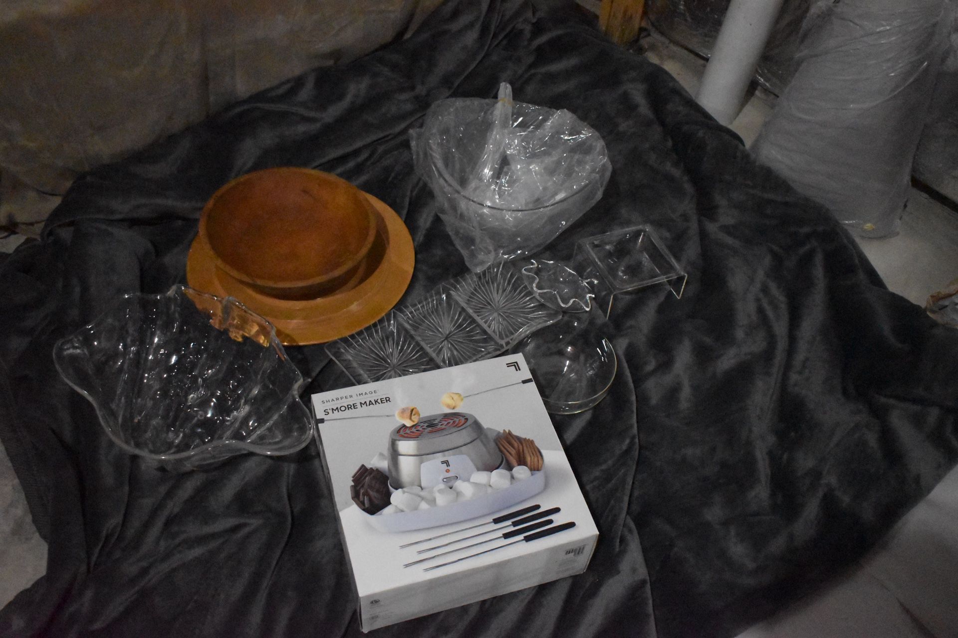 Smore’s maker, Punch Bowls , Serving trays