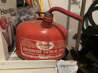 Vintage gas can