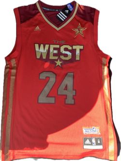 NBA All Star Kobe Bryant Adidas 2012 Jersey #24 Size M New With Tags