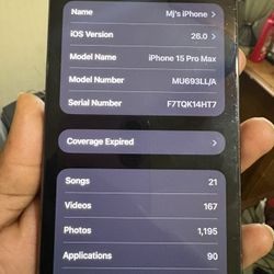 iPhone 15 Pro Max