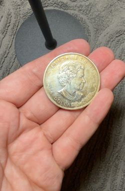 Canada silver $5 dollar