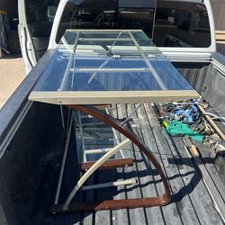 Glass Desk