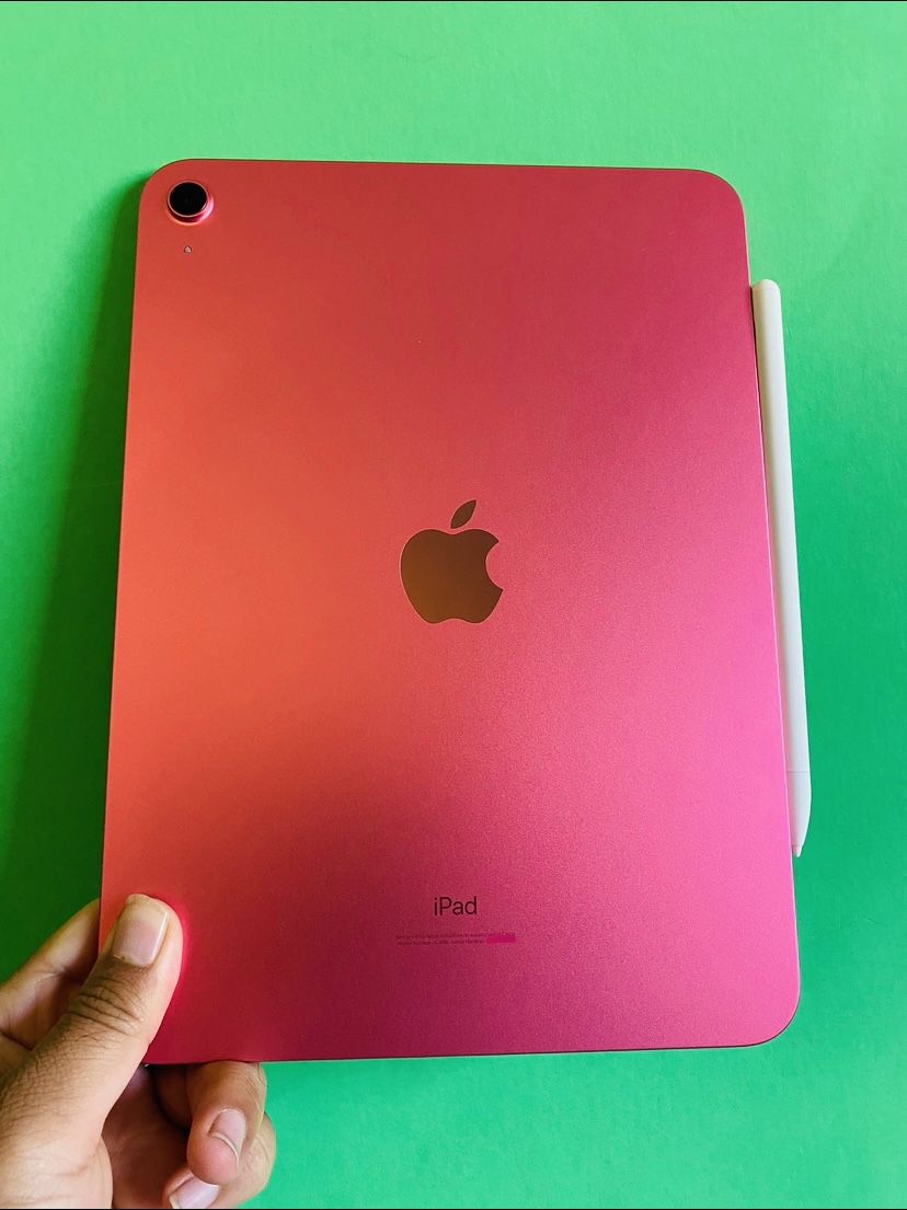 256gb Apple IPad 10th Generation (10.9” Liquid Retina / Latest 2022 mode/ pink) with pen, keyboard case & Accessories (warranty 06/2024),All Products : American Fashion Style Bags On Sale