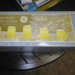 GE GLOW BRIGHT PILLAR CANDLES