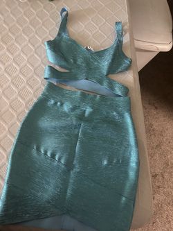 Blue Two Set Outfit