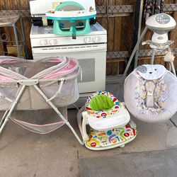 Columpió. Cuna. Silas. 