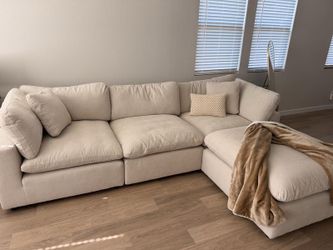 Zone cream cloud couch ( delivery available )