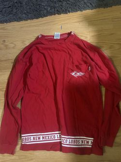 Victoria Secret PINK New Mexico Lobos Long Sleeve Shirt Size S