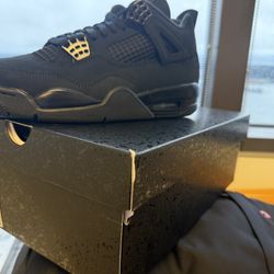 Jordan 4 Black Cat (2025) Size 9.5    BRAND NEW