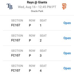 Sf Giants Vs Rays