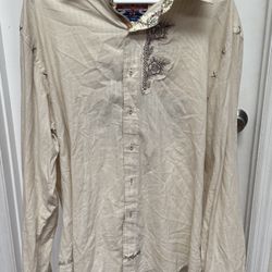 Adult Man Size XL Long Sleeve Shirt Just $5