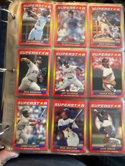 1992 Score superstar 100 baseball card collection.