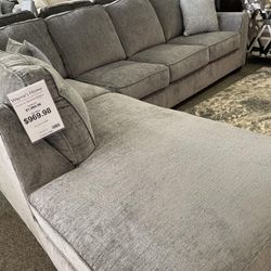Altari Alloy L Shaped Sectional Sofa with Chaise /P