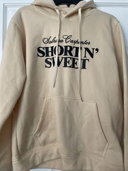 Sabrina Carpenter Short N Sweet Creame Color Sweatshirt Soft