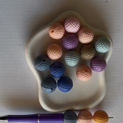 20pc / 20mm Multi Color Super Large Bead 