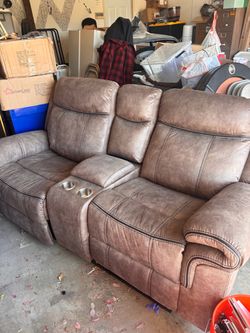 Recline couch BROWN